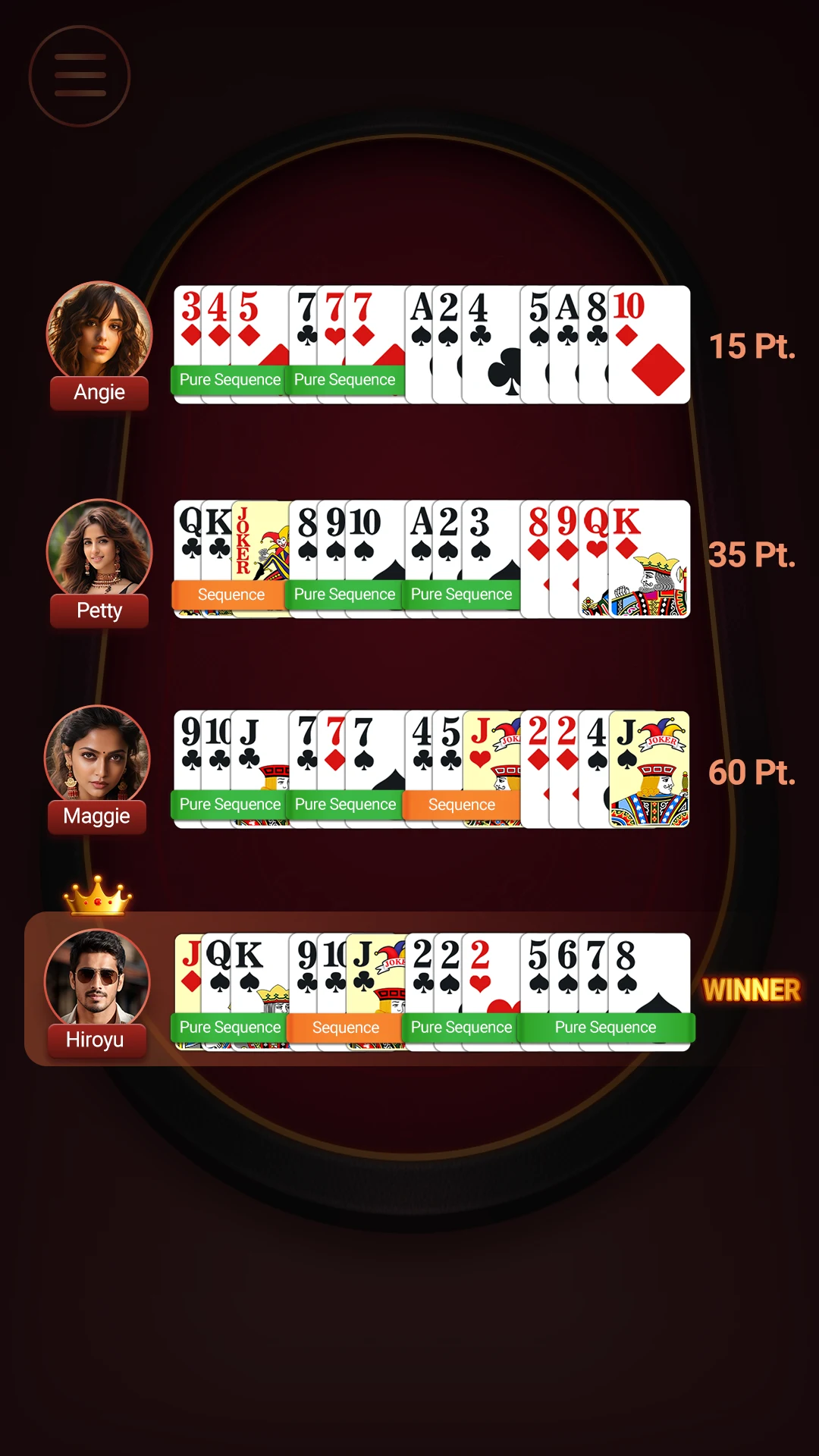Rummy Go - Indian 13 card game screenshot